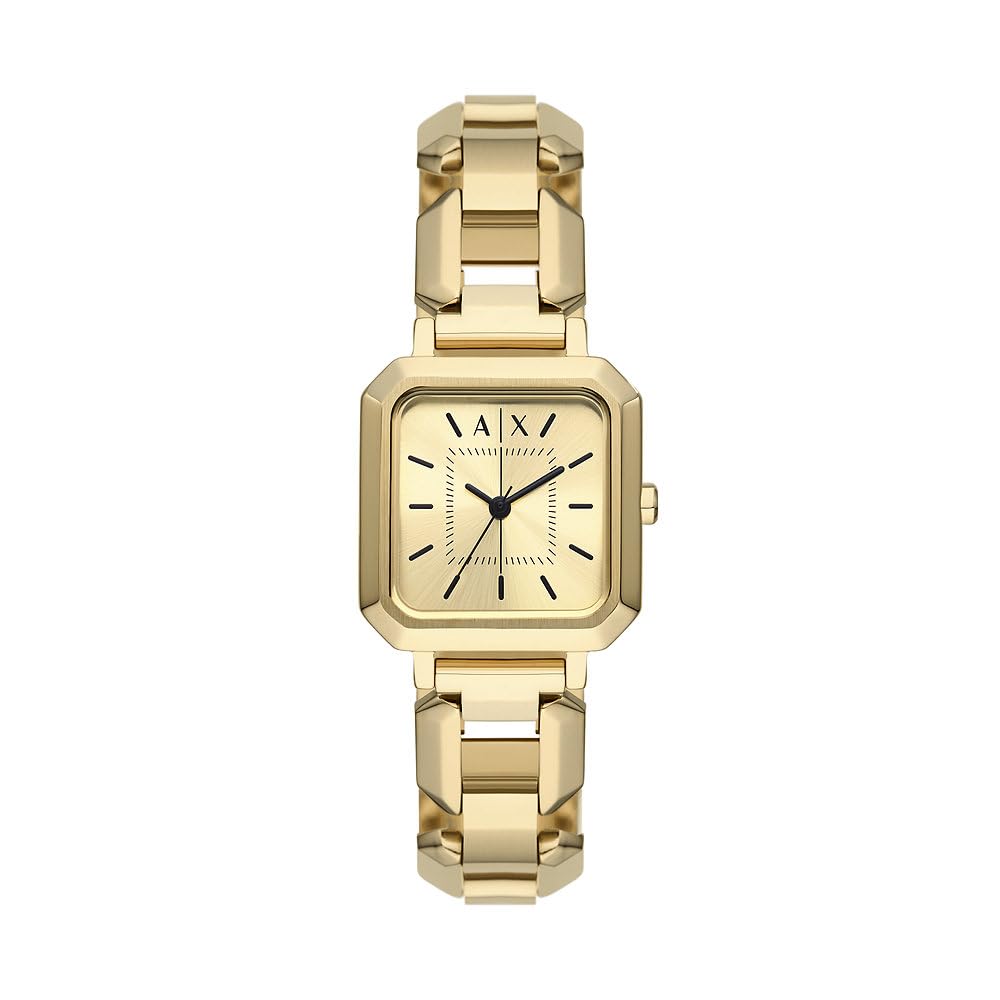 Armani Exchange Montre pour Femmes, Quartz Mouvement à Trois Aiguilles et boîtie