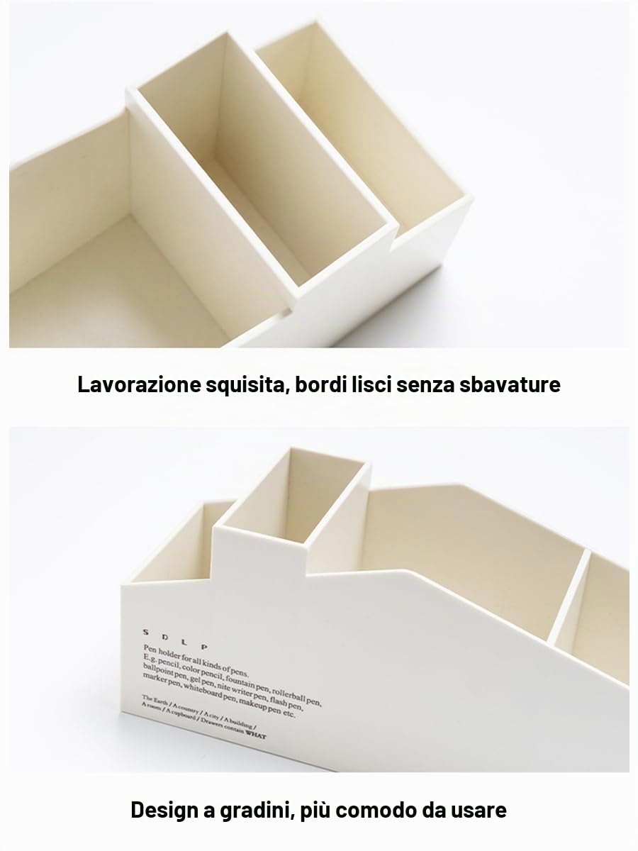Multifunctional Desktop Storage Box Plastic Desktop Organizer Home Office Makeup