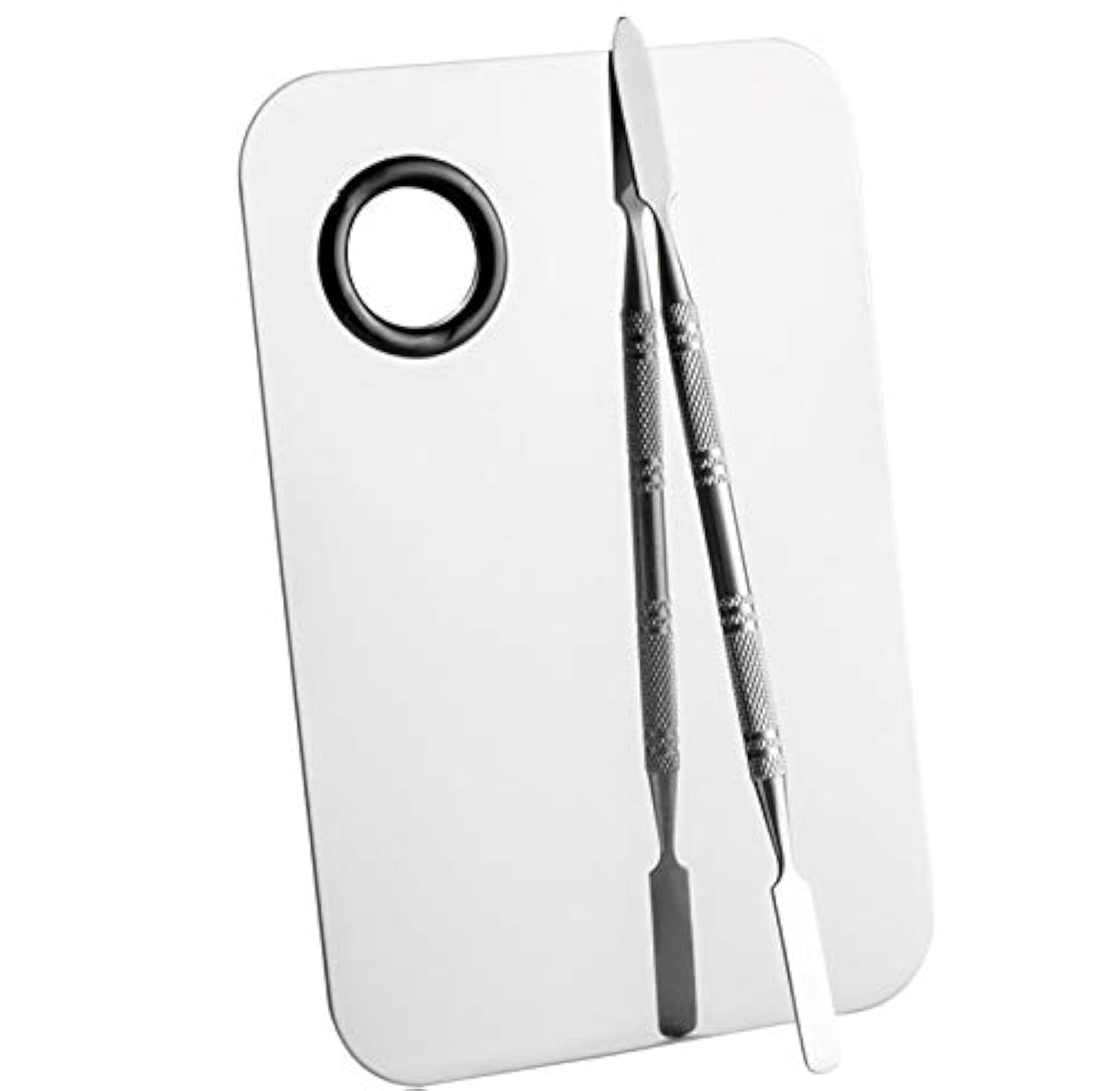 Sinen Professional Stainless Steel Makeup Palette Cosmetic Palette with Spatula 