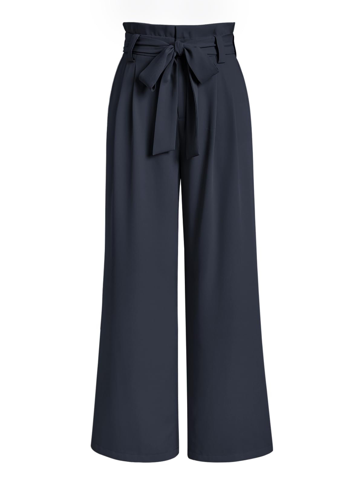 LILLUSORY Wide Leg Paperbag Dress Pants with Removable Belt