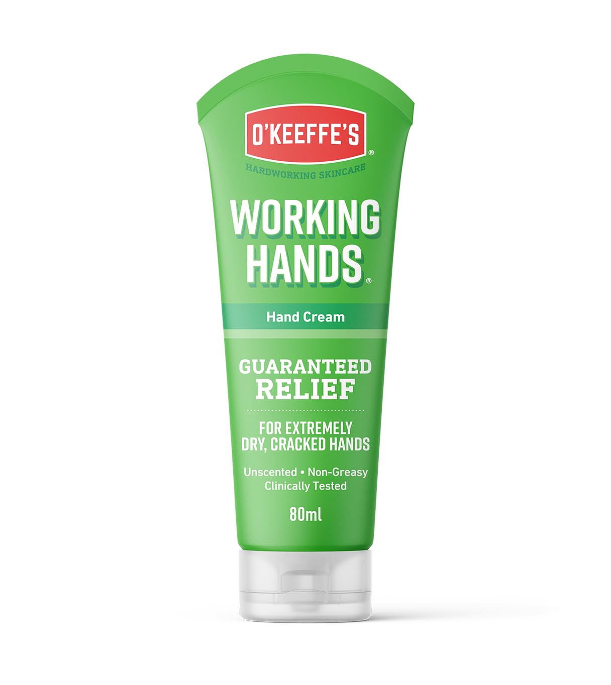 O'Keeffe's Working Hands Hand Cream, 80ml Tube | For Extremely Dry, Cracked Hand