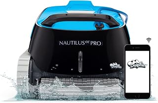 Dolphin Nautilus CC Pro Wi-Fi Automatic Robotic Pool Vacuum Cleaner, Wall Climbing, Waterline Scrubber Brush, Ideal for In-Ground Pools up to 50 FT in Length (Renewed)