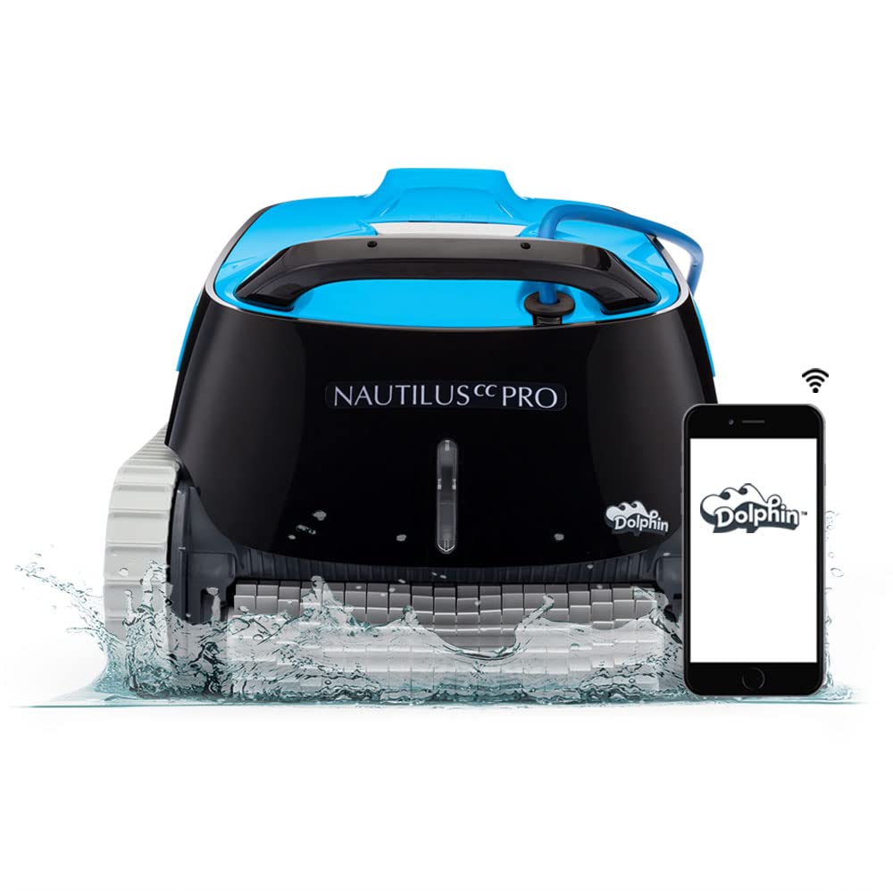 Dolphin Nautilus CC Pro Wi-Fi Automatic Robotic Pool Vacuum Cleaner, Wall Climbi