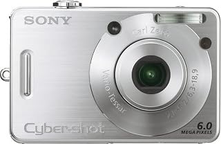 Sony Cyber-shot DSC-W50 Digital Camera - Silver 6.0MP 3x Optical Zoom 2.5'' LCD (Renewed)