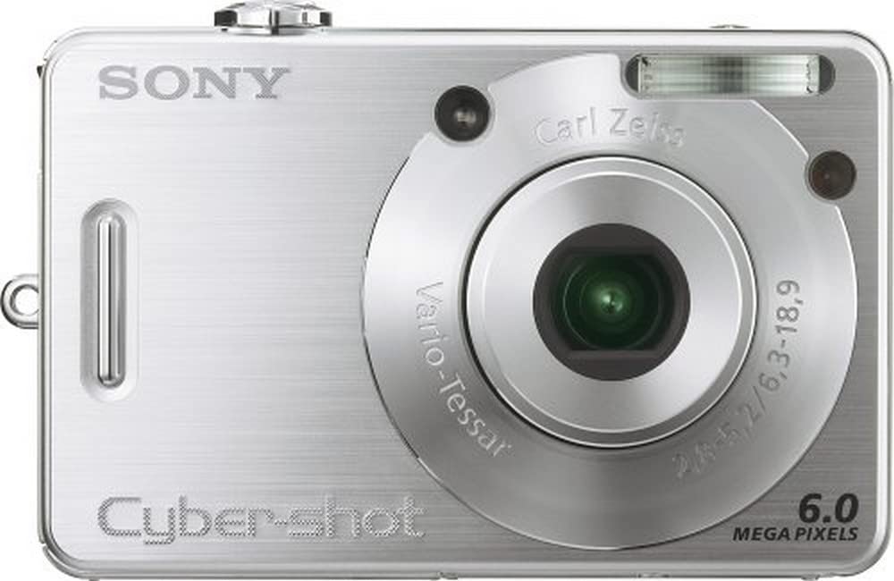 Sony Cyber-shot DSC-W50 Digital Camera - Silver 6.0MP 3x Optical Zoom 2.5'' LCD 