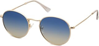 SOJOS Small Round Polarized Sunglasses for Women Men Classic Vintage Shades