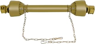 SCITOO Yellow 27.5"-40.55" PTO Shaft, 1-3/8" PTO Drive Shaft | 6 Splines Both Ends PTO Driveline Shaft, Series 1 PTO Shaft without Slip Clutch Fit For Bush Hog, Finish Mower, Tractor
