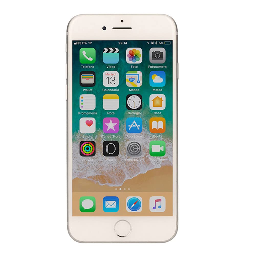 Apple iPhone 8, 64GB, Silver (Renewed)