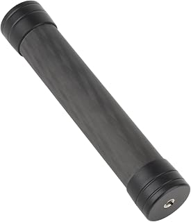 Carbon Fiber Extension Rod, Lightweight Compact Stabilizer Handle with 1 4 Inch 3 8 Inch Screw Holes for Camera Monopod Tripod Accessories