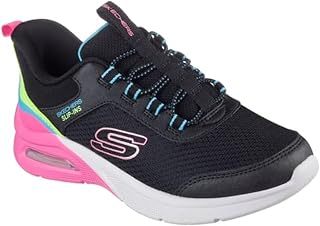 Skechers Girls' Microspec Max Color Trifecta Slip In Trainers