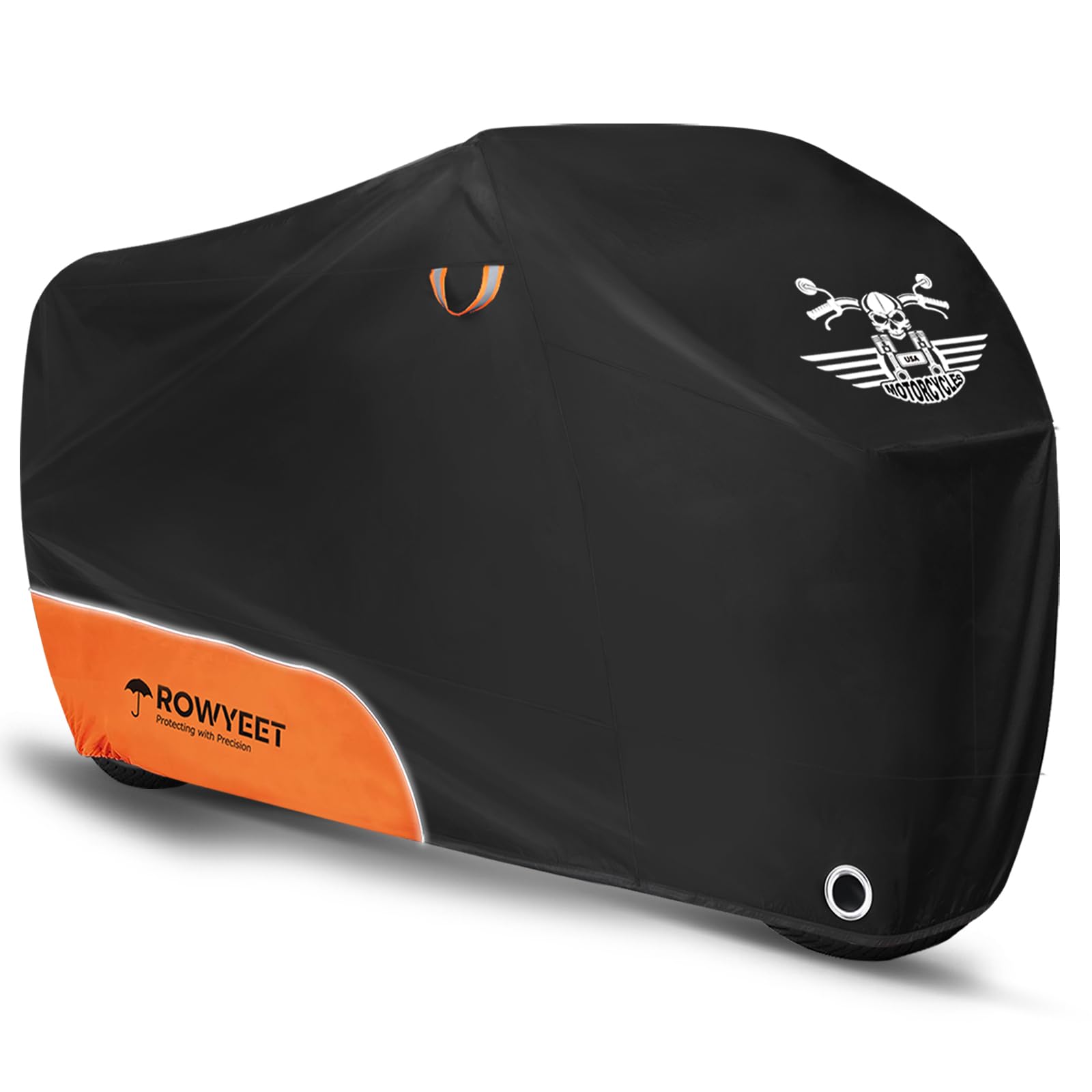 ROWYEET Motorcycle Cover Waterproof Outdoor Storage All Season Protection | Oran