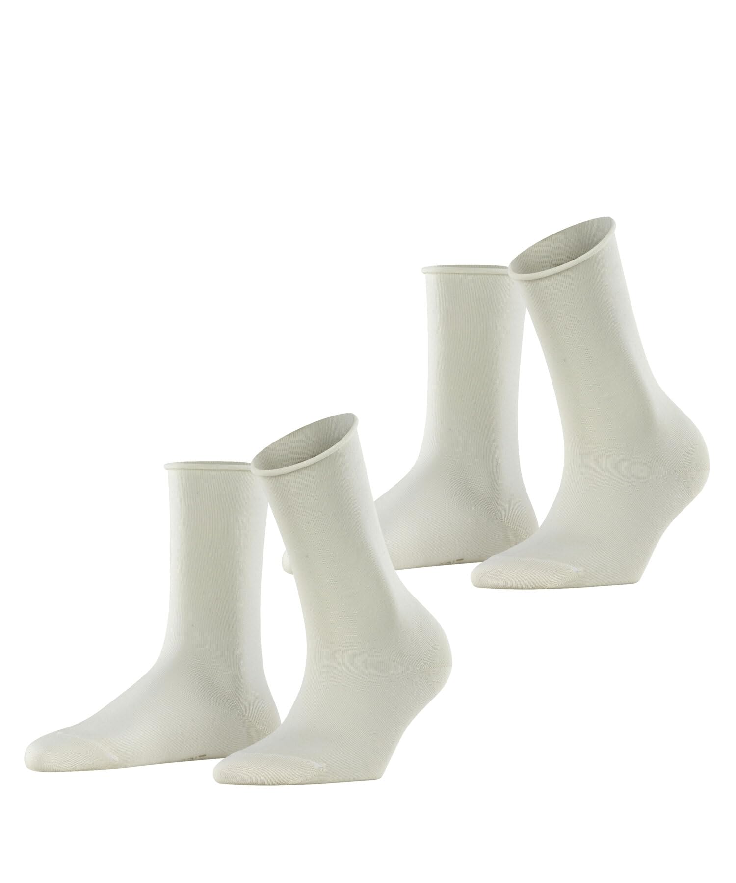 ESPRIT Women's Basic Pure 2-Pack Breathable Socks Organic Sustainable Cotton Sof