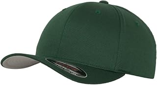 Flexfit Wooly Combed Cap, Green - Spruce, S-M