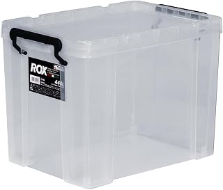 Tenma Durable and Sturdy Storage Box, Locks, 11.8 gal (440 L), Storage Case, Container Box, Plastic Case, Costume Case, Width 11.8 x Depth 17.3 x Height 12.6 inches (30 x 4