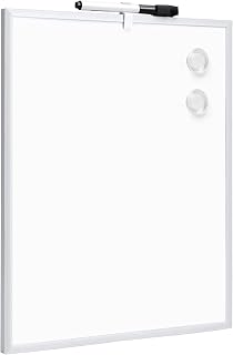 Amazon Basics - Magnetic Dry Erase Whiteboard, Aluminium Frame, Magnetic Notice Board, Wall Mount Sticker, for Home, Office, School, 11 x 36 cm