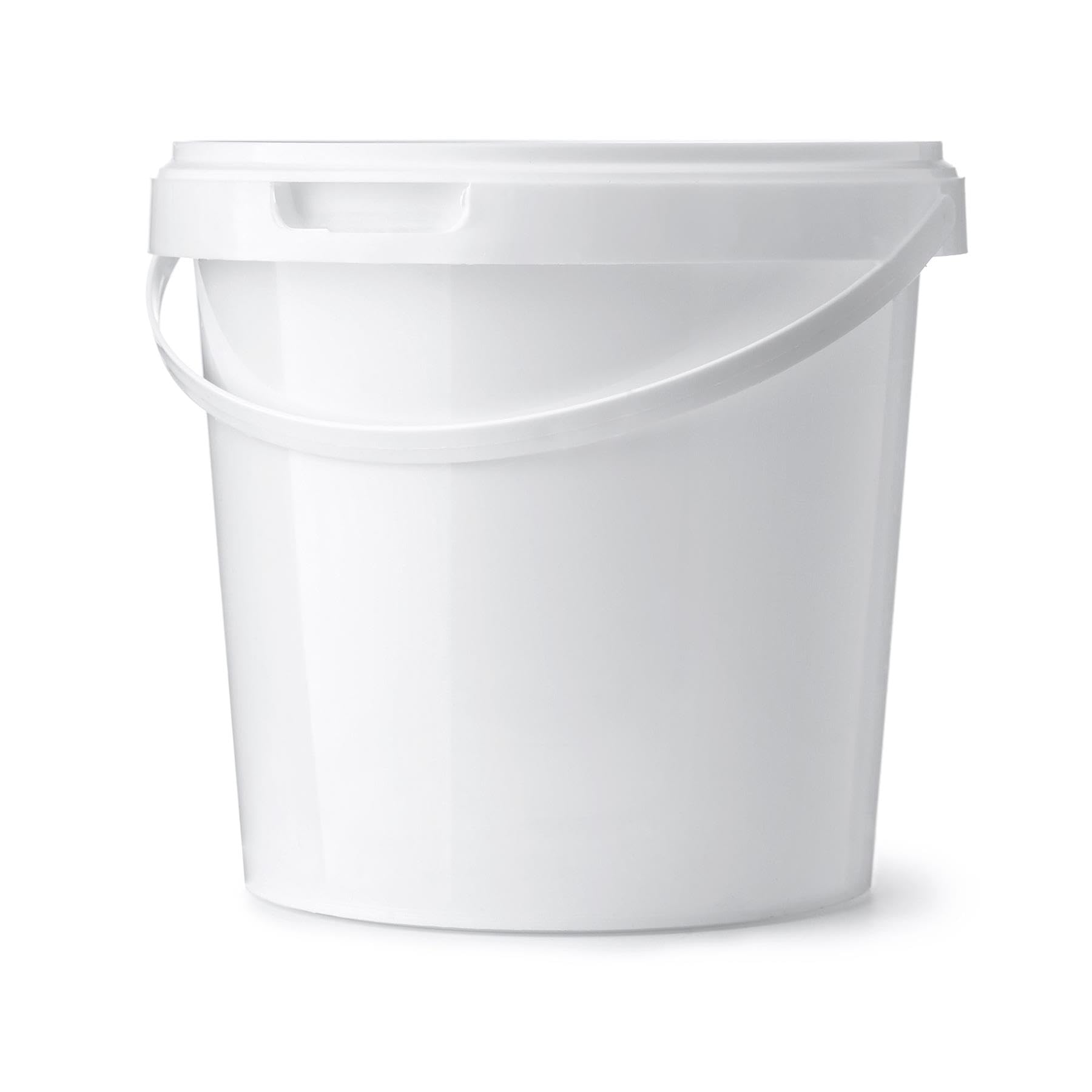 Ultimo Designs 10 Litre Heavy Duty White Bucket With Airtight, Leak-Proof, Tampe
