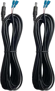 Yoizyfree 2 PCS Trail Camera Power Cord,4.0x1.7mm DC External Power Cable Compatible with Tactacam Reveal X XB SK,Wise Eye,Covert Cameras, Snyper Cameras, etc. 4.0x1.7mm DC Plug Trail Game Camera