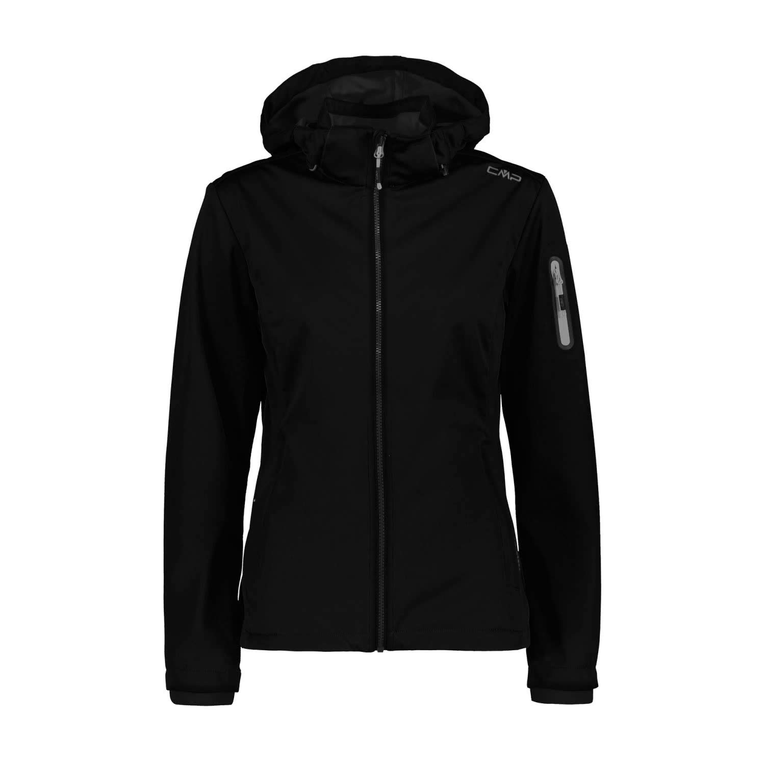 CMP Women's Softshell Jacket in Light with Removable Hood Softshell Jacket