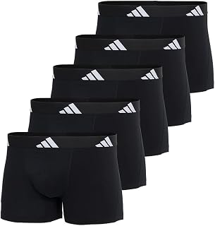 adidas Men's Trunk (5pk) - Active Flex Cotton Underwear (pack of 5)