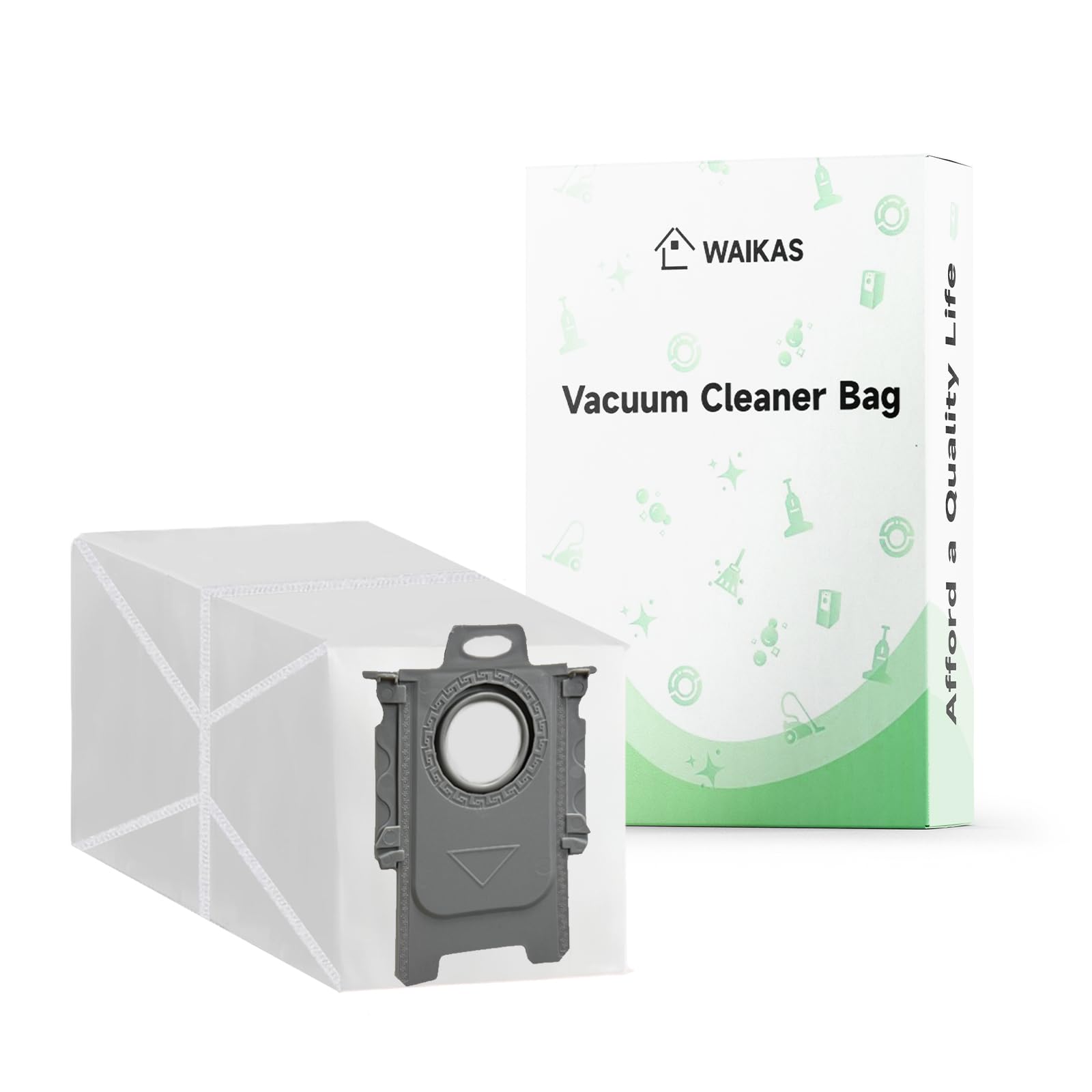 WAIKAS Bags for Roborock Robot Vacuum Cleaner (Qrevo/Saros/S8 Series) 20