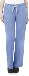 WonderWink Womens Wonderwork Straight Leg Cargo Scrub PantMedical Scrubs Pants
