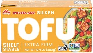 Mori-Nu Silken Tofu Extra Firm, Shelf Stable, 10.9 oz, Case of 12 Packs | Great for Stir-Fries & Sautés • No Draining or Pressing Required