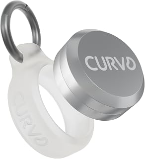 CURVD Premium Carrying Case - Durable Travel Keychain Container, Small Waterproof Holder for Earplugs, Pills, Coins Compatible with Loop, Eargasm & Vibes, or Compact Mini Purse Pill Box Container