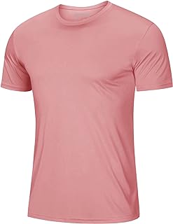 MAGCOMSEN Men's Short Sleeve UPF 50+ T-Shirt Quick Dry Workout Athletic Running Swim Tops Tee Rash Guard Performance Shirts