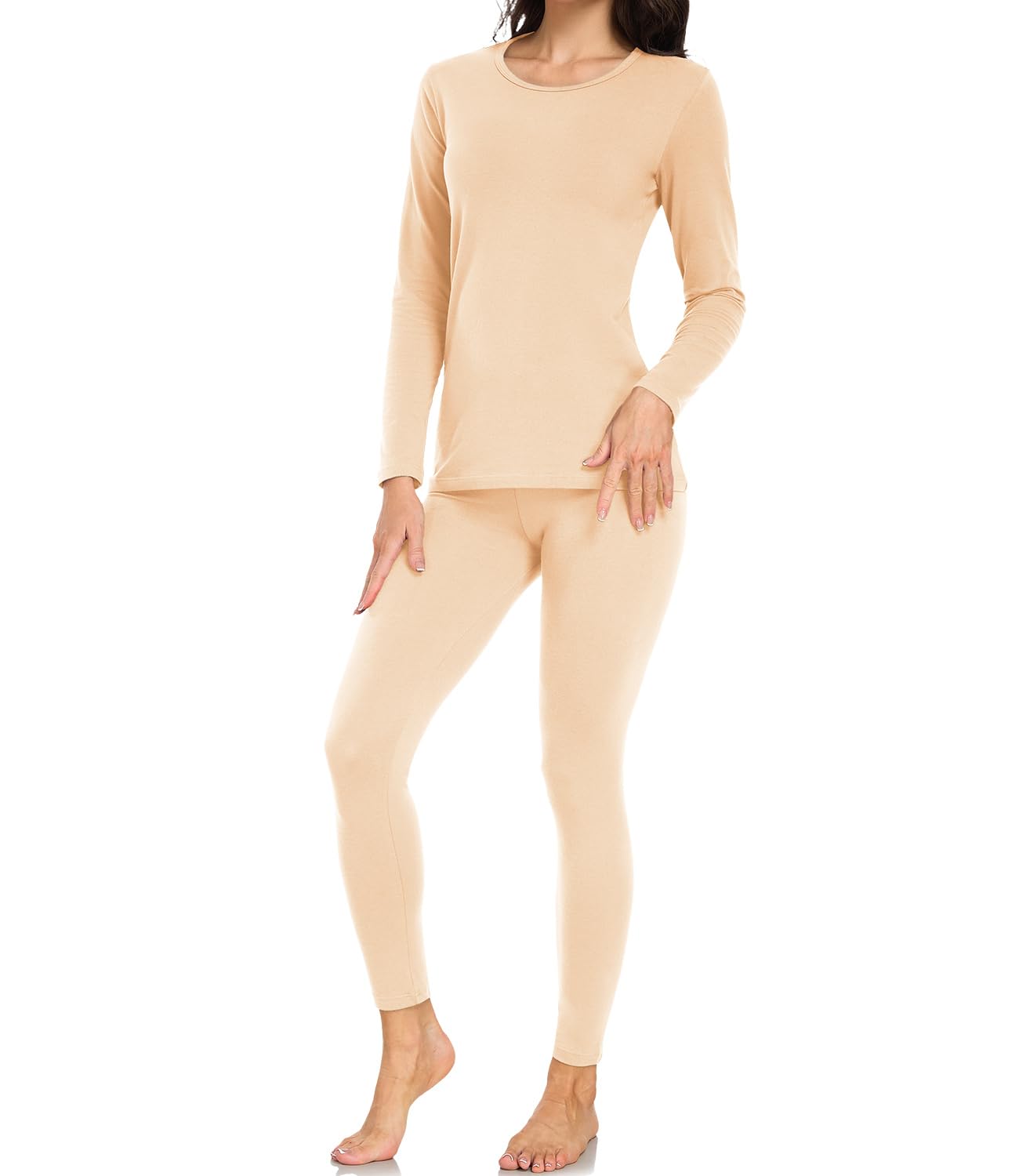 wirarpa Womens Thermal Underwear Long Johns Cotton