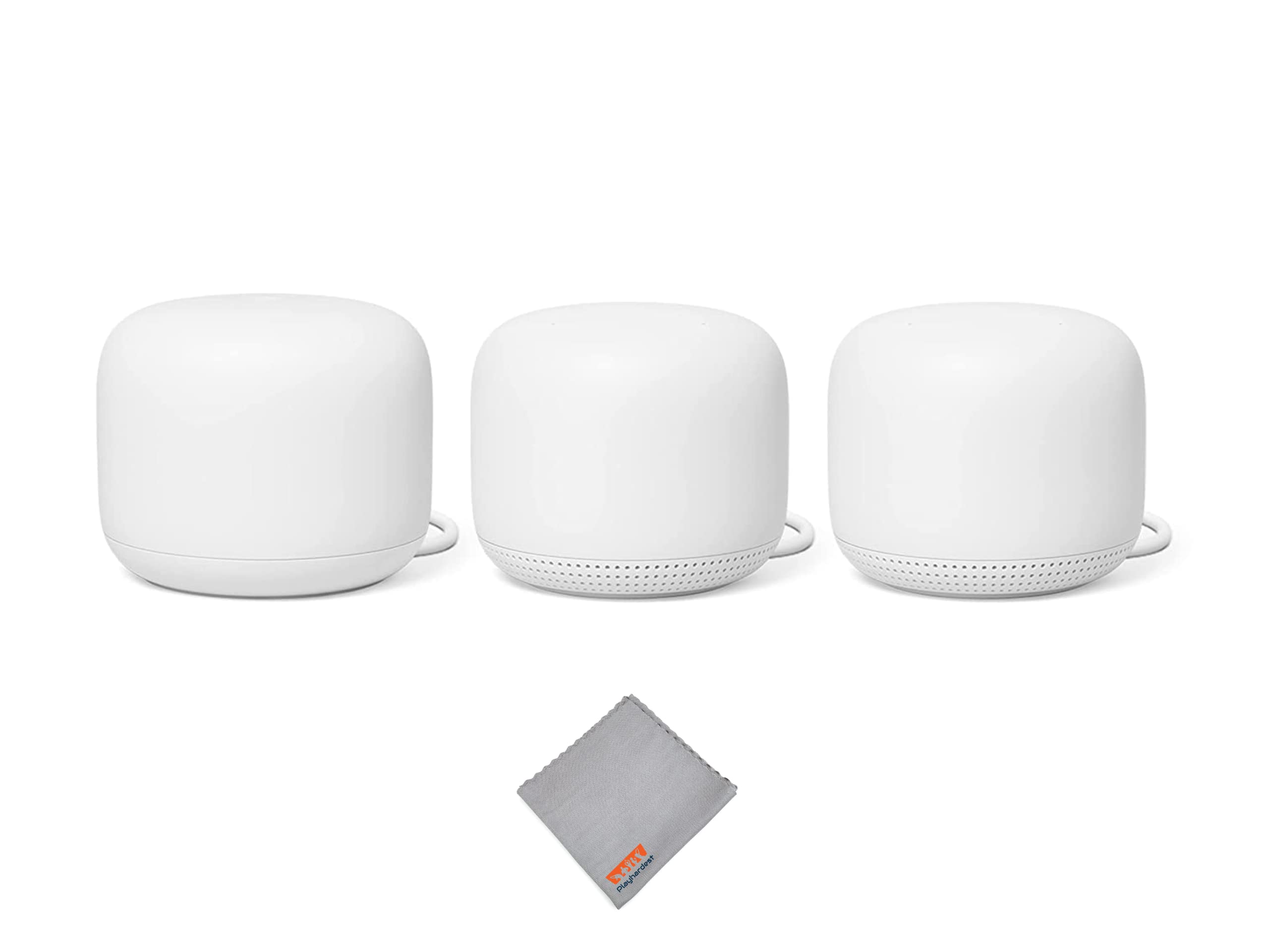Nest WiFi Router and 2 Points - WiFi Extender with Smart Speaker - Works with Go