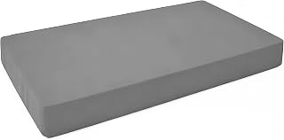 Oslimea Patio Twin Daybed Cover Waterproof, Grey, 75" W x 39"D x 6"H, 1Pcs | Outdoor Daybed Cushion Cover Porch Swing Bed Cushion Cover Mattress Covers Porch Daybed Cushion Pillow Slipcover