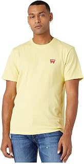 Wrangler - Men's T Shirt - Regular Fit - Sign Off Tee - Faded Black