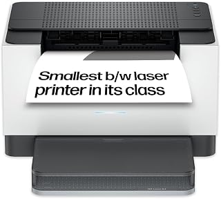 HP LaserJet M207dw Printer, Compact, Black and White, Wireless, Print, Easy Setup and Reliable Wi-Fi, Up to 28/27 (Letter/A4) Simplex ppm, Best Home Office Laser Printer, Best Laser Printer for Office