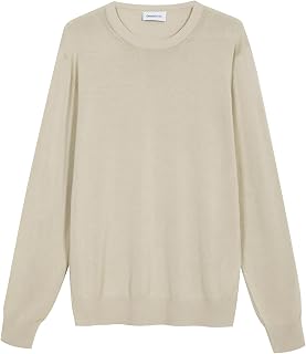 Diana Studio Maglia Rasata In Cotone Fresco A Maniche Lunghe Round Neck Cotton Long Sleeve Men (Pack of 1)