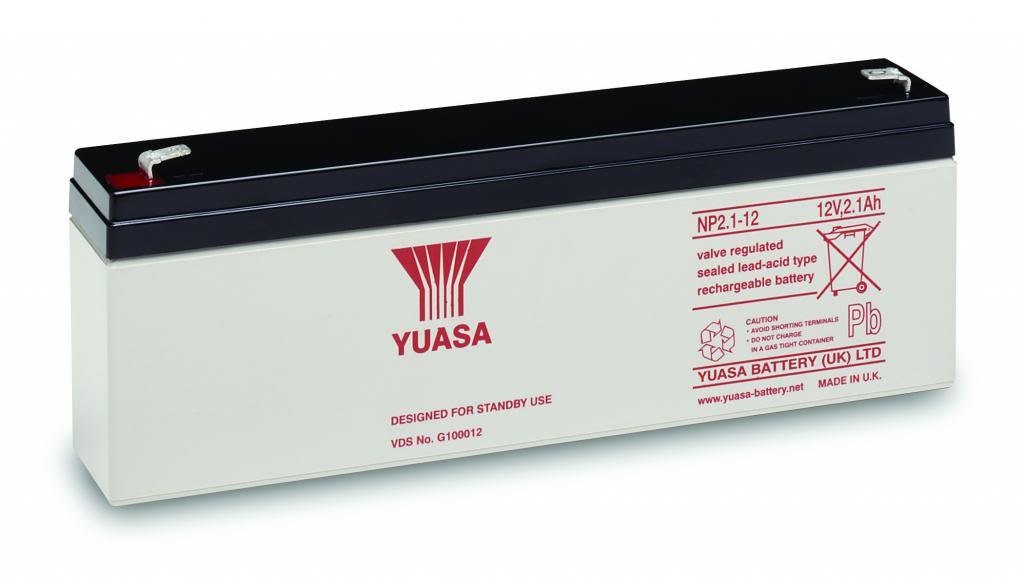 Yuasa NP2.1-12 2.1Ah 12v Lead-Acid Battery