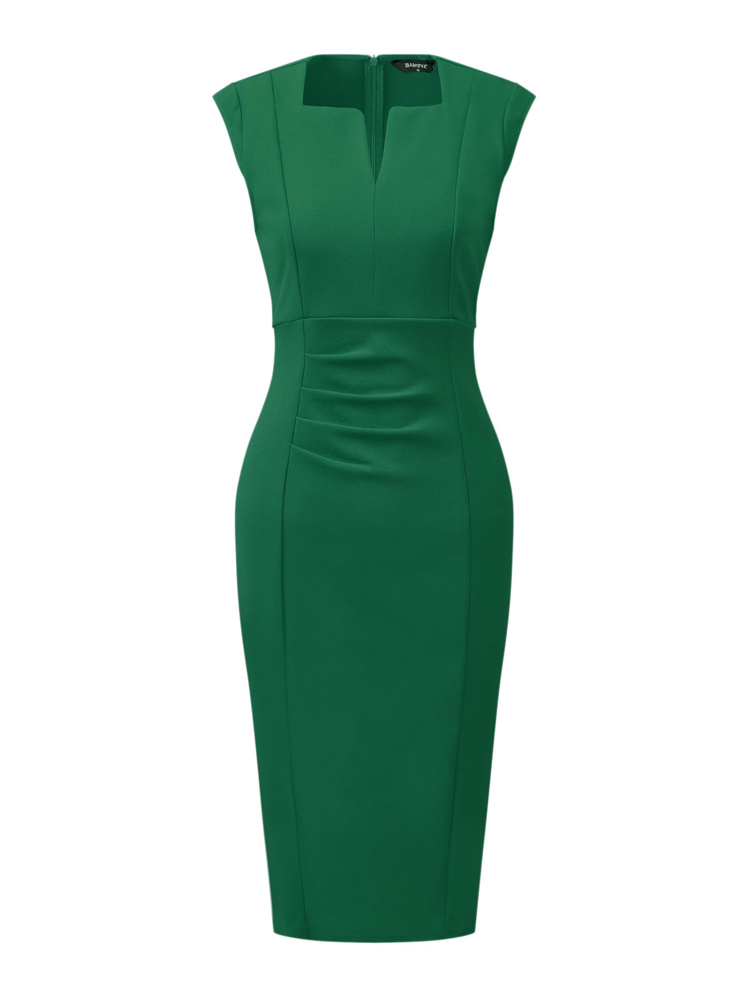 Allegra K Women's Sheath Dress Pencil Work Sleeveless Professional Office Dresse