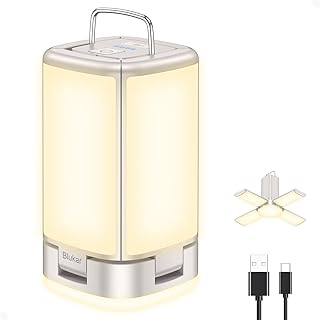 Blukar Camping Lights Rechargeable, 2000L Camping Lantern Lamp Essentials | Super Bright 116 LEDs-7 Light Modes, 4800mAh Long Battery Life, 90°Adjustable, Outdoor Hanging Tent Accessories for Emergency