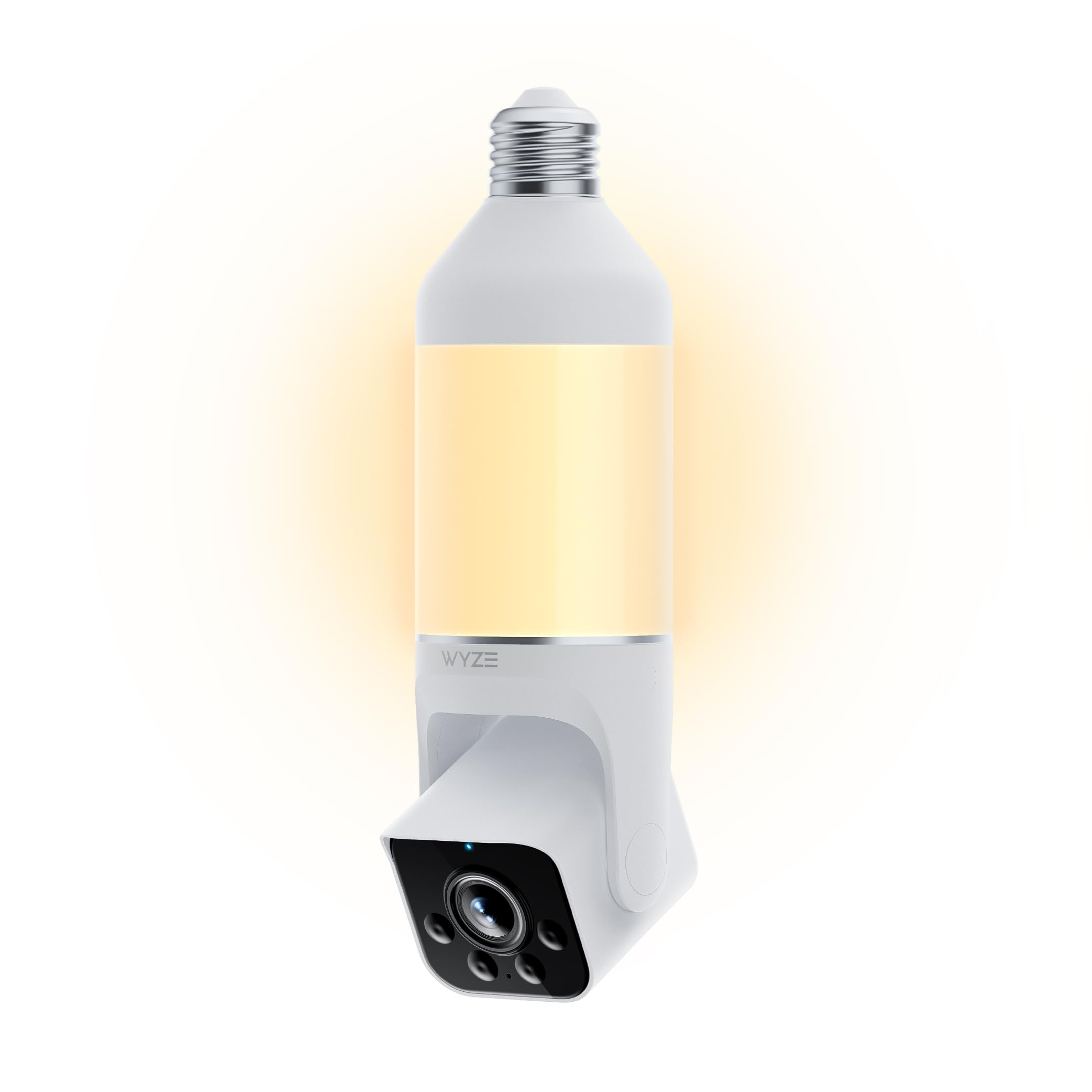 WYZE Bulb Cam - 2K HD Smart Light Bulb Security Camera, E26 Socket | Color Night