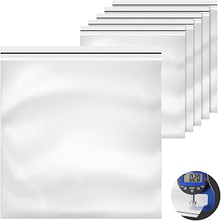 FOMGIIN Airport Security Liquids Bags, 6 Pack 20 x 20 cm Airline Approved Liquid Clear Plastic Bag for Hand Travel Luggage