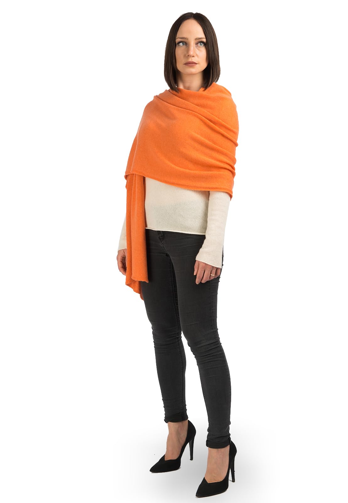 Dalle Piane Cashmere Women's 100% Cashmere Long Wrap Stole