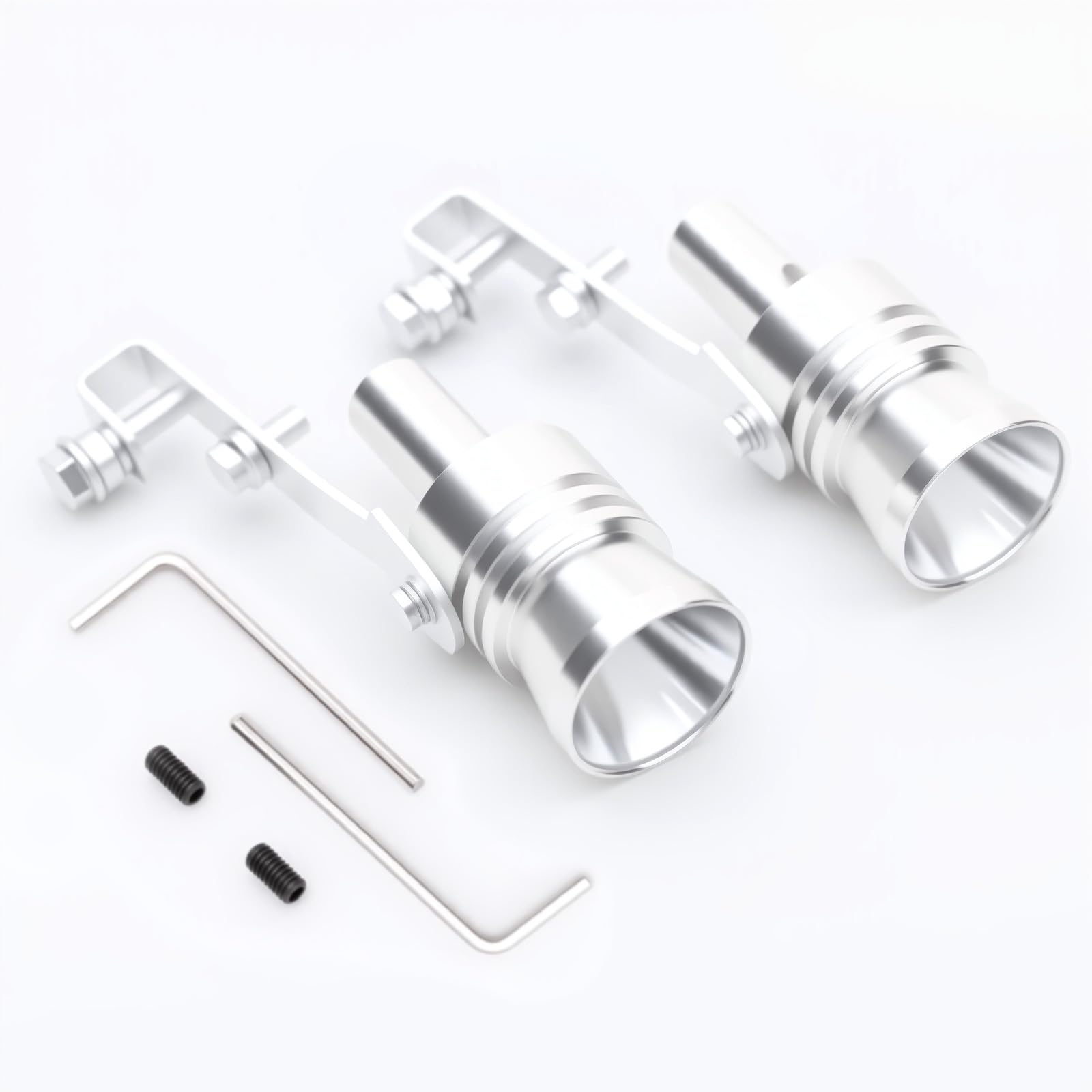 Aluminum Alloy Universal Turbo Sound Exhaust Muffler Pipe Whistle Car Roar Maker
