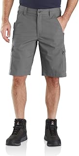 Carhartt Men's Work Utility Shorts Rugged Flex Relaxed Fit Ripstop Cargo Work Short