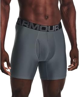 Under Armour UA Performance Tech Boxerjock 6" Single Pack Men's Boxer Briefs (Pack of 1)