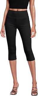 Hybrid & Company Womens Super Stretch Causal Pull On Millennium Twill Bermuda Shorts