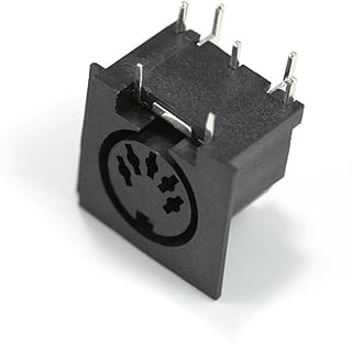 Bastex Right Angle Female Midi Connector 5-Pin (Pack of 5)