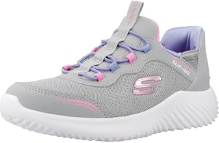 Skechers Girls Bounder Simple Cute Slip-in Trainer