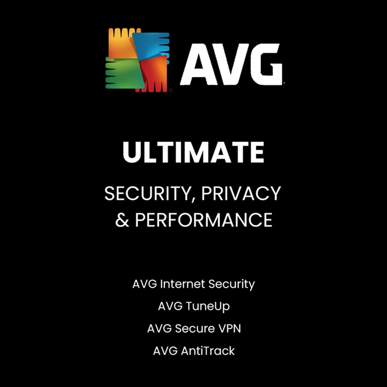 AVG Ultimate - 2-Years | 10-Device (Windows/Mac OS/Android/iOS)