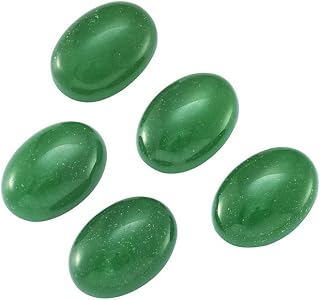 5pcs Natural Oval Red Jasper Cabochons 18x13x6mm Flatback Gemstone Cabs Scrapbooks Embellishment for Craft Making