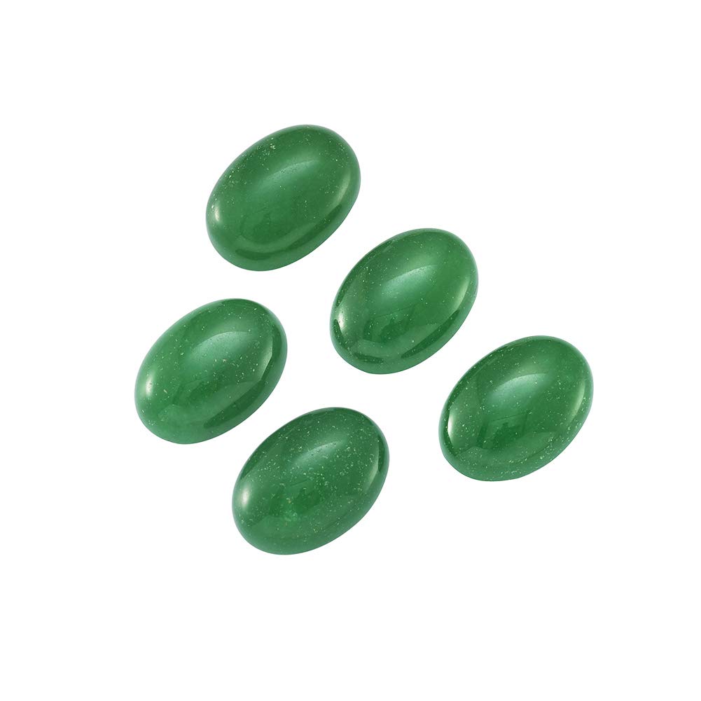 5pcs Natural Oval Red Jasper Cabochons 18x13x6mm Flatback Gemstone Cabs Scrapboo