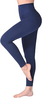 SINOPHANT Women's High Waist Sports Leggings, Opaque Tummy Control Leggings, Elastic Leggings, Women's Dress Leggings, Buttery Soft
